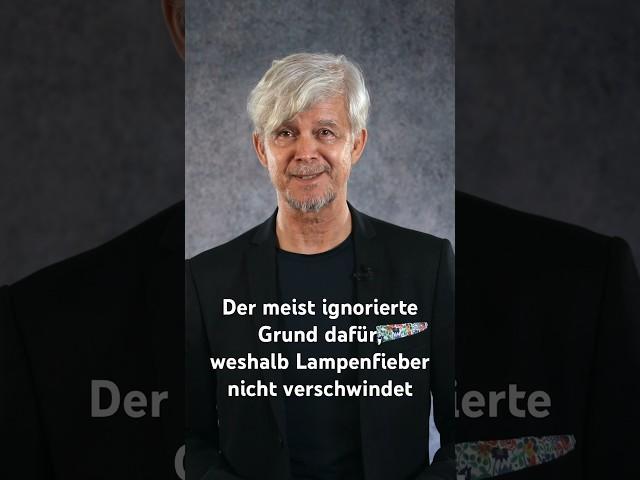 Der oft ignorierte Grund dafür, weshalb Lampenfieber nicht verschwindet #Short #angst #ängste