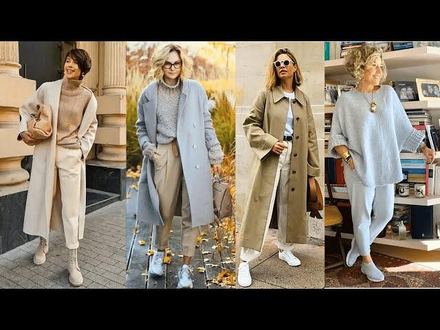 Cozy and Chic Wardrobe Ideas for AUTUMN-WINTER |Fall Fashion Trends 2024 | Natural Fashion 50+60+70+