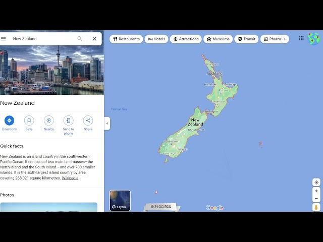 Where on the map - New Zealand