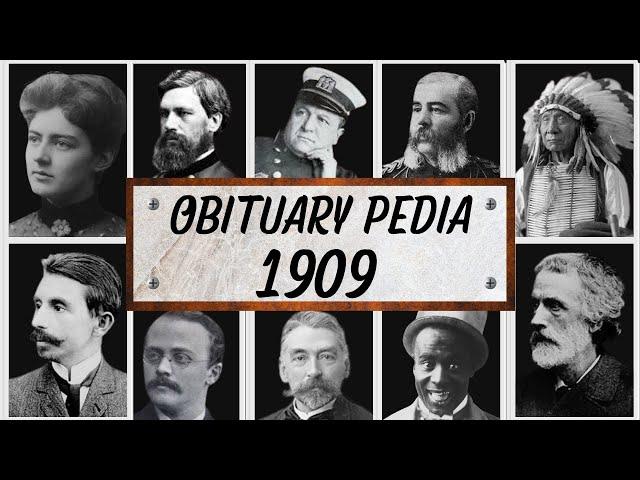 Famous Hollywood Celebrities We've Lost in 1909 - Obituary in 1909