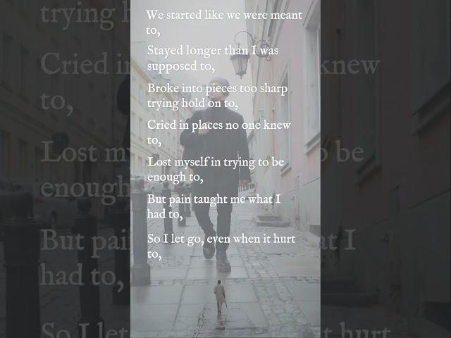 It Still Hurts... But I’m Moving On | Emotional Spoken Word Poem