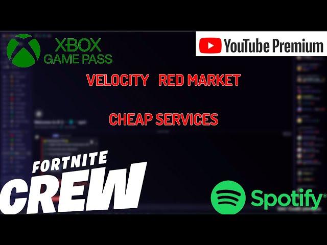 VELOCITY RED SERVER HAS EVERYTHING!! CHEAP VBU*KS, VPNs AND MORE!  #fortnite #vbucks #cheapvbucks