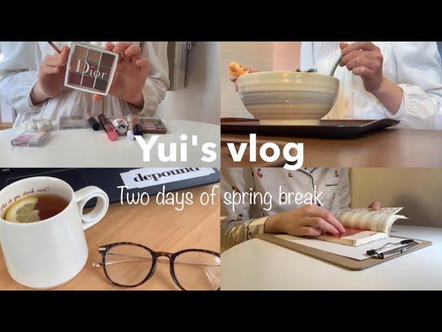 【VLOG#79】ENG)大学生の春休みはこんな感じ‍/2日間vlog/Japanese college student/Spring vacation