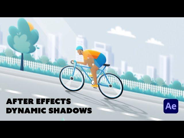 Skewed Dynamic Shadows | Adobe After Effects Tutorial