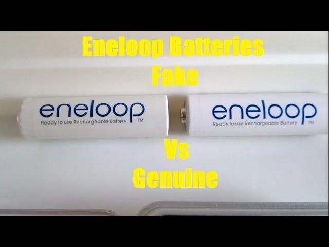 Eneloop Batteries - Fake vs Genuine (English Subtitles)