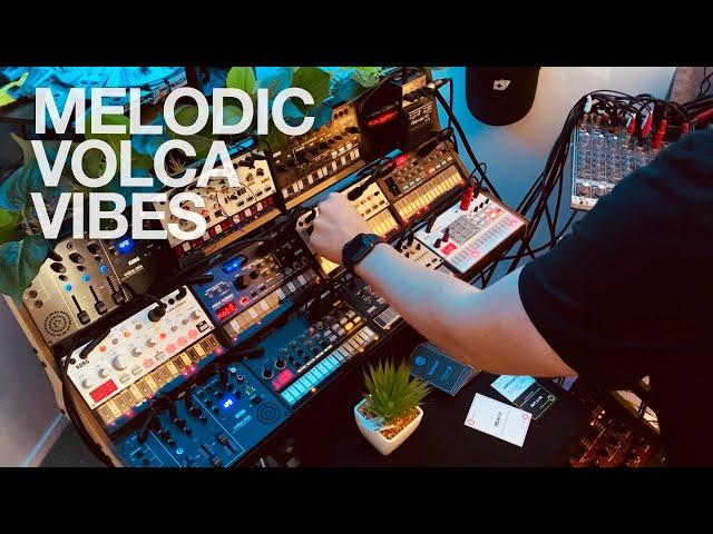 Making melodic techno using only Korg Volcas | Volca Jam 01