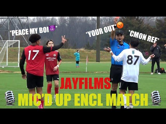 MIC’D UP ECNL MATCH️️*RED CARD*| ENCL SOCCER HIGHLIGHTS