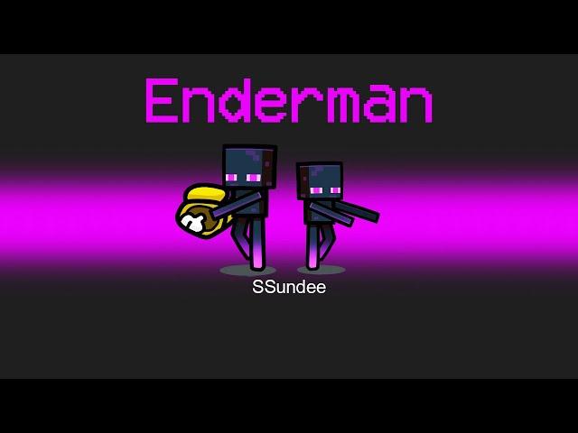 Super ENDERMAN Imposter Role in Among us