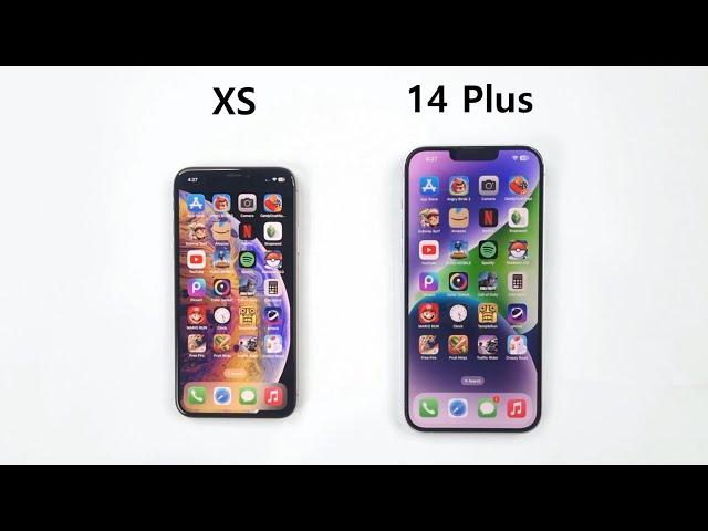 iPhone 14 Plus vs iPhone Xs - SPEED TEST!