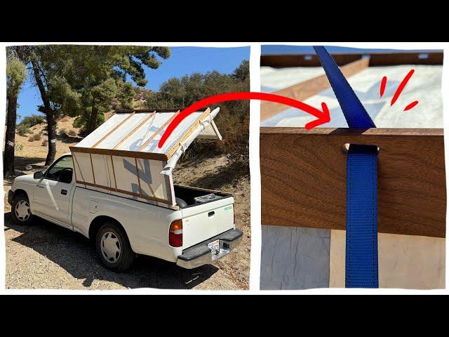 My truck deserved a custom walnut roof rack!