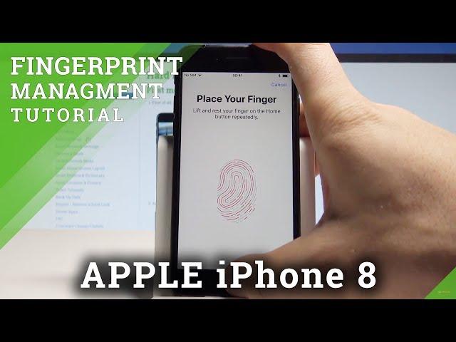 How to Add Fingerpirnt on APPLE iPhone 8 - Set Up Touch ID |HardReset.Info