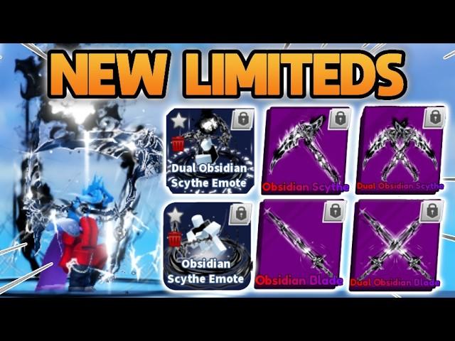 NEW OBSIDIAN PACK SHOWCASE!! In Roblox Blade Ball