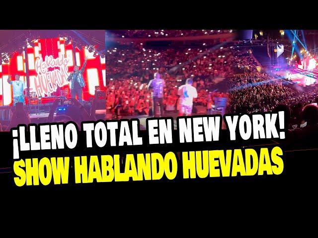 HABLANDO HUEVADAS LA ROMPIÓ EN EL MADISON SQUARE GARDEN DE NEW YORK