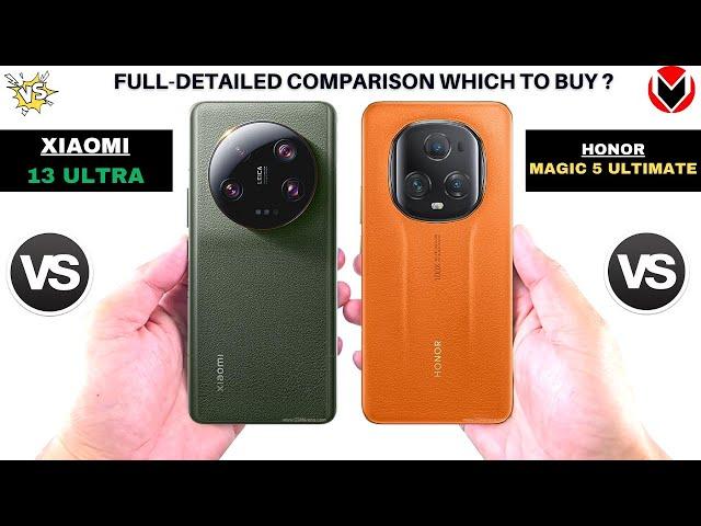 Honor Magic 5 Ultimate Vs Xiaomi 13 Ultra  @techcollar