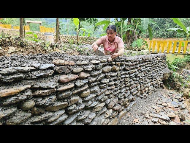 Techniques for building beautiful walls with gravel and stone /Lý Nhệ