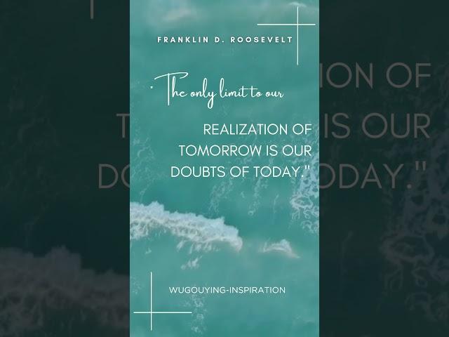 Overcome Doubts for Tomorrow's Success | #WugouyinGInspiration #doubts #success #future #inspiration