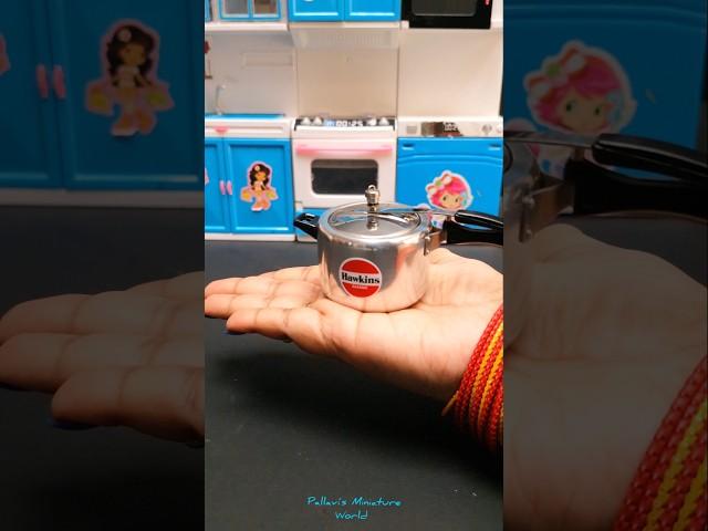 Miniature Hawkins Pressure Cooker| Pallavi's Miniature World |#miniature #shorts