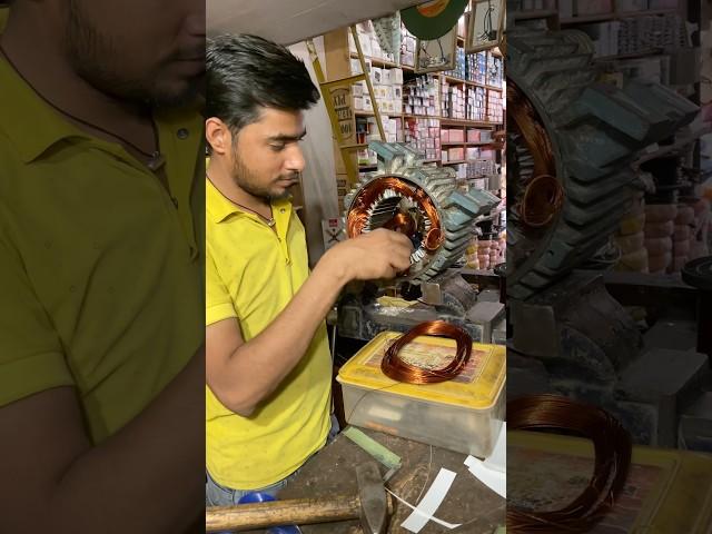 2HP Motor Complete Coil Winding #shorts #video || Jagdamba Enterprises