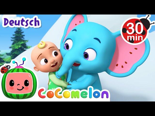 JJ und die Bohnenstange |  CoComelon - JJ's Animal Time Deutsch | Cartoons und Kinderlieder