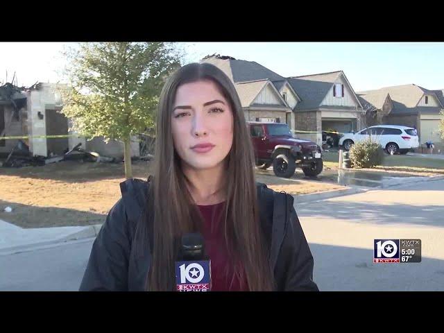 Isabella Quintanilla provides update on fire that destroyed two homes in Belton, Texas