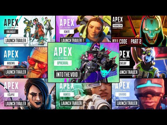 Apex Legends All Cinematic Launch Trailers Season 1-21 | HD