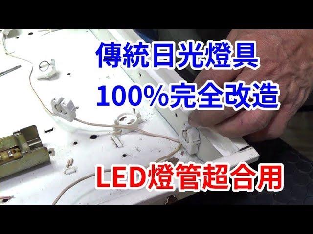 傳統日光燈具100%改造全攻略 LED燈管專用 /愛迪先生