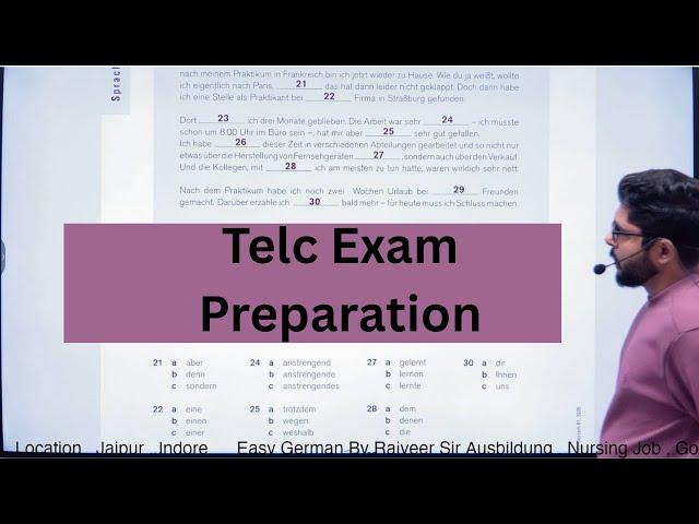 Telc exam preparation | German grammar