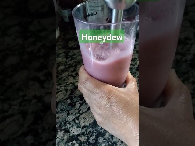 ASMRSOUND with cranberry juice smoothie #refreshingdrink
