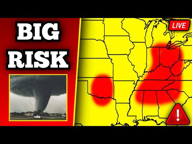 The Tornadoes In Indiana & Crazy Oklahoma City Storm, As It Occurred Live - 9/24/24