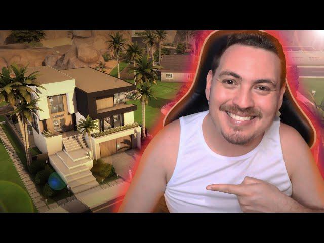 ESSA CASA DE ALPHAVILLE FOI FEITA APENAS COM O JOGO BASE, VAMOS CONSTRUIR│ The Sims 4 │ SLOW BUILD