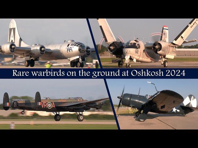 Rare warbirds on the ground at Oshkosh | Ft. B-29s, Lancaster, Helldiver & More!