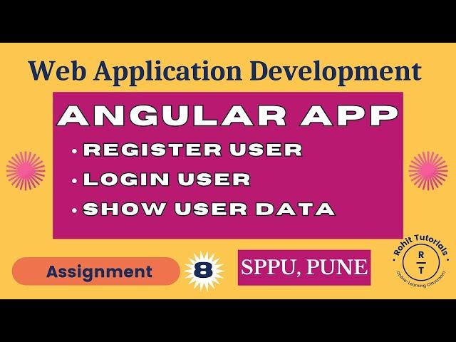 Student Login & Registration Project Using Angular | Angular App | Student Management System