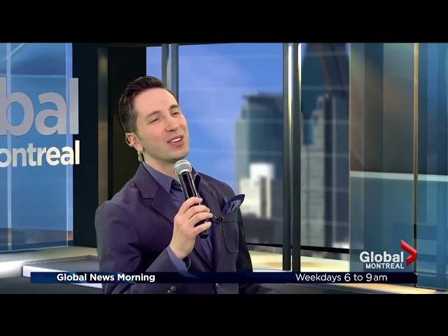 Matt Mardini On Global News - Singing Fly Me To The Moon