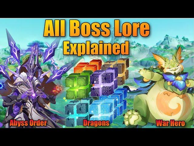 All World Boss Lore Explained - Genshin Impact 5.2 Lore & Theory