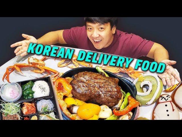 24 Hours Eating ONLY Korean DELIVERY FOOD in Seoul South Korea | 100 Foods to Eat Before You Die #42