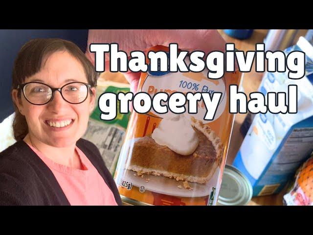 BIG FAMILY THANKSGIVING GROCERY HAUL