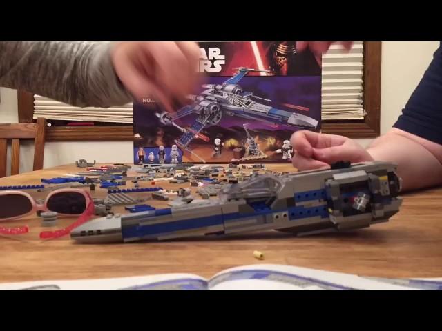 Time-Lapse Lego Resistance X-Wing Build