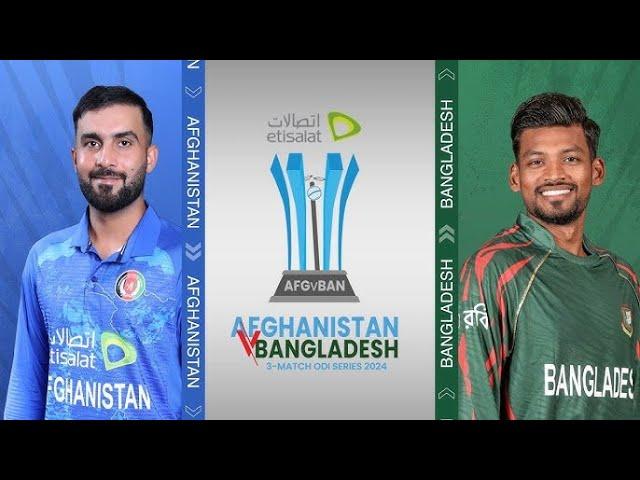 CRICKET LIVE: Afghanistan Vs Bangladesh | 3rd ODI | November 11 2024 | Sharjah | UAE