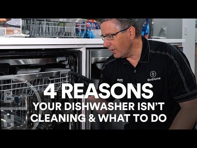 Dishwasher not cleaning properly? Try these tips