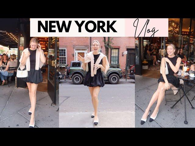 NYC VLOG: NYFW Pop Ups, Fall Shopping, Aperitivo Hour, Running around the City