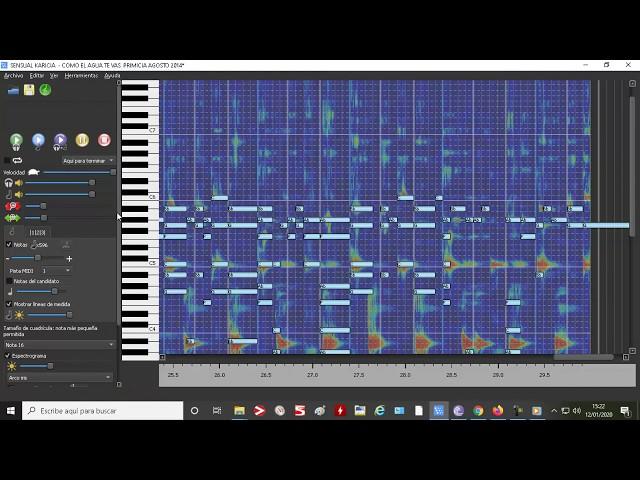 AnthemScore software  para  transcripción Convierte mp3, wav y otros formatos de audio en partituras