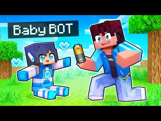 Unboxing Our Baby APH BOT in Minecraft!