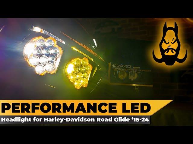 HOGWORKZ® Performance LED Headlight for Harley-Davidson® Road Glide '15-'24