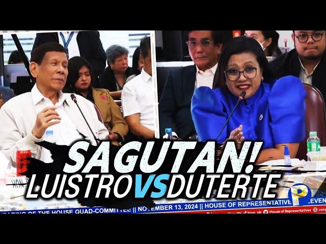 GINISA ni Jinky Luistro si dating Pangulong Duterte sa QuadCom hearing