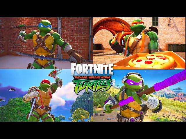 TMNT Squads Match - Fortnite (4K 60FPS) #1 Victory Royale