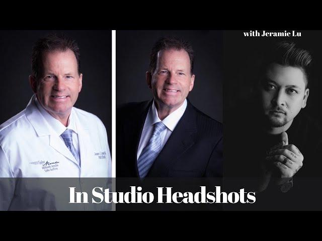 In Studio Professional Headshot Set Up with Actual Proofs!