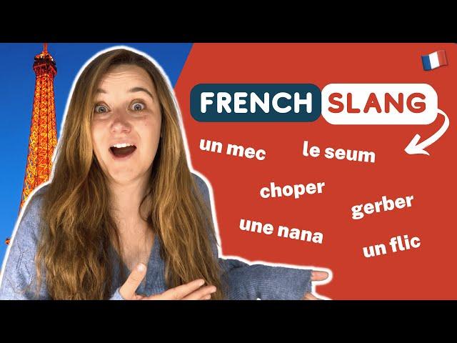 Les 50 mots D'ARGOT les plus UTILISÉS par les FRANÇAIS | Learn French slang