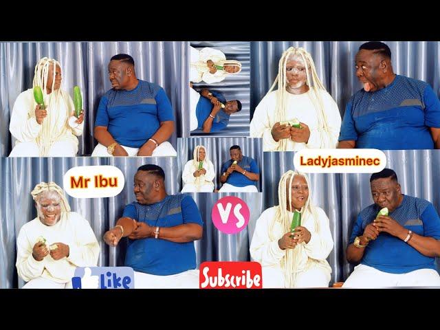 Mr Ibu vs daughter @ladyjasminec  Cucumber  challenge