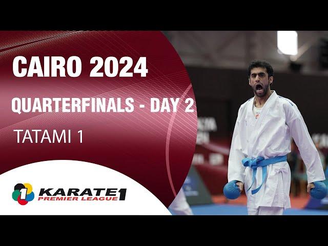 Karate1 CAIRO | Day 2 – QUARTER-FINALS - Tatami 1 | WORLD KARATE FEDERATION