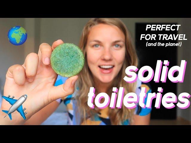 SOLID TOILETRIES | Products that are perfect for travel | Carry-on and plastic-free